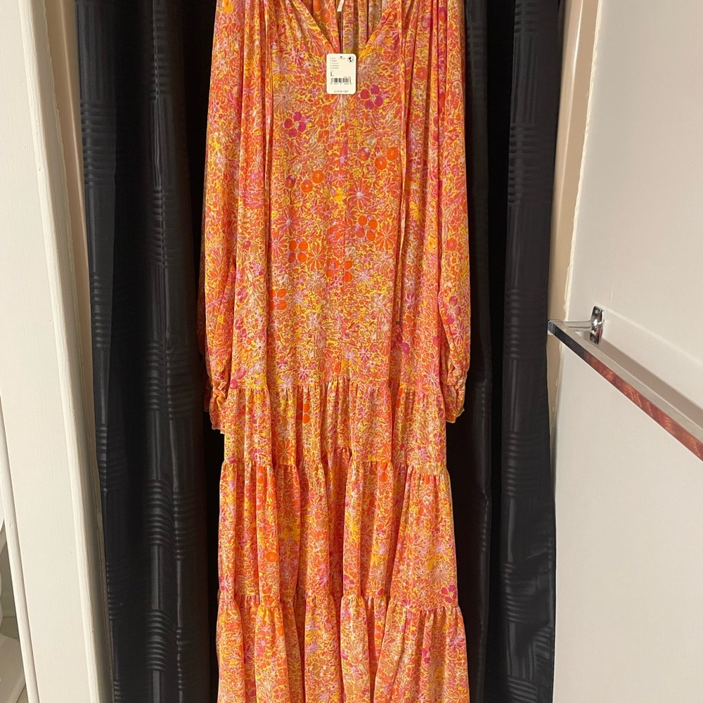 Free People feeling groovy maxi dress